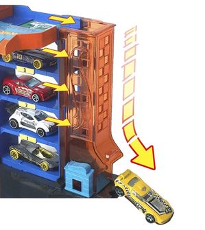 Pista City Estacionamento no Centro da Cidade Hot Wheels