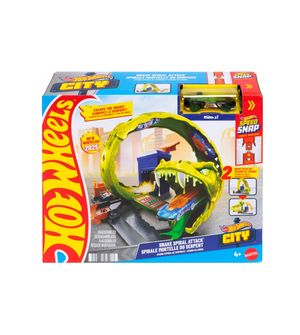 Pista City Ataque Espiral de Serpente Hot Wheels