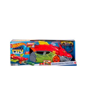 Pista City Reboque de Dragão Hot Wheels