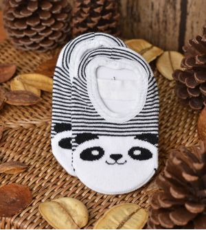 Meia Sapatilha Antiderrapante Panda