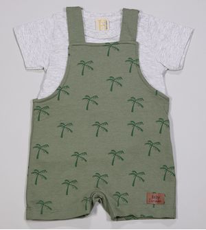Jardineira/Camiseta - 1466A
