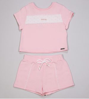 Conjunto Moletom Rosa - 3243074