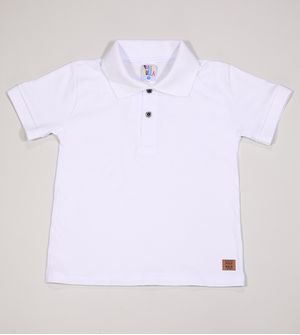 Camiseta Polo Basic Branca - 50763
