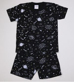 Conjunto Pijama Espaço Preto - 200463