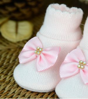 Sapatinho para Bebê Laço Tam. RN