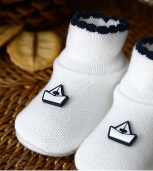 Sapatinho para Bebê Barquinho Tam. RN
