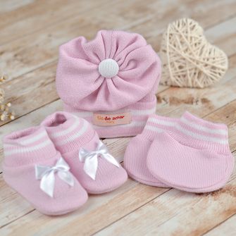 Kit Sapatos Luvas e Touca 1001