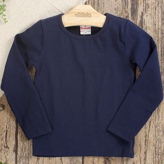 Blusa Manga Longa Básica - 80103 Marinho