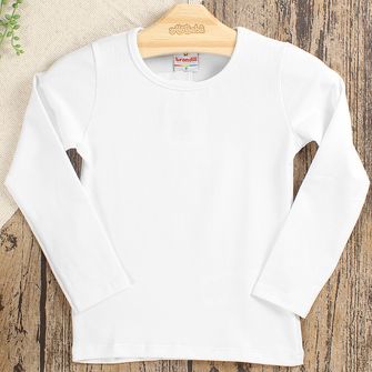 Blusa Manga Longa Básica - 80103 Branco