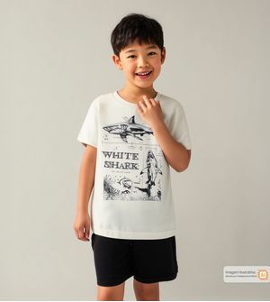 Camiseta Tubarão Branco