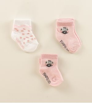 Kit Meia Colorida Zero com 3 Unidades - 300784