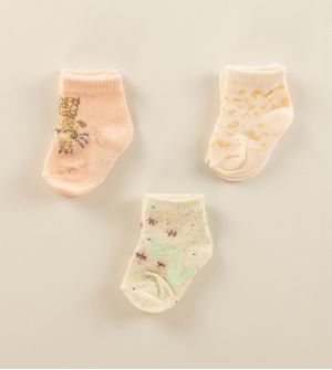 Kit Meia Colorida Zero com 3 Unidades - 300784