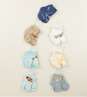 Kit Meia Semaninha com 7 unidades - 0 a 7 meses