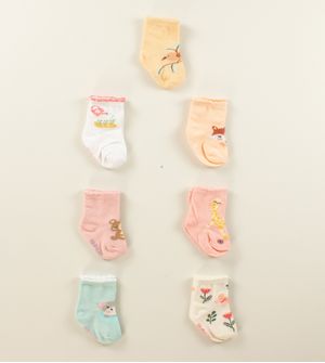 Kit Meia Semaninha com 7 unidades - 0 a 7 meses