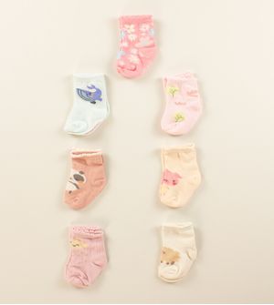 Kit Meia Semaninha com 7 unidades - 0 a 7 meses