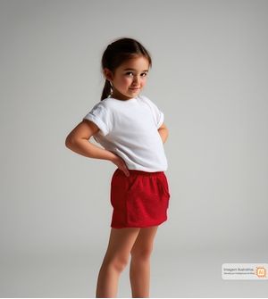 ShortsSaia Girl Vermelho