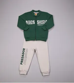 Conjunto Moletom Dinossauro Veloz