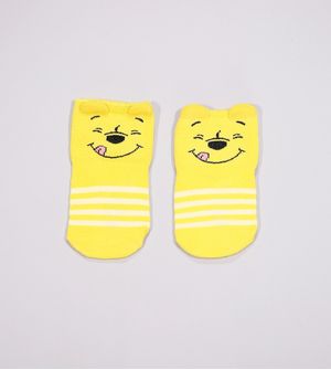 Meia Disney Baby Antiderrapante - Ursinho Pooh