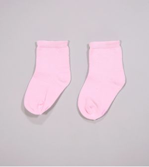 Kit Meia Lisa Baby com 2 unidades