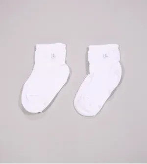 Kit Meia Lisa Baby com 2 unidades