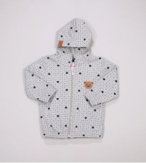 Jaqueta Moletom Com Capuz Coração