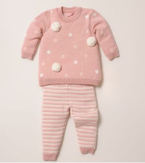 Conjunto Tricot Poá