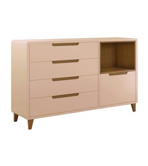 Cômoda Capri Color Com Nicho Puppi Móbile