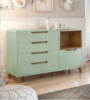 Cômoda Capri Color Com Nicho Puppi Móbile