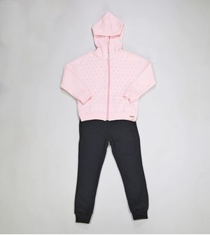 Conjunto Moletom com Capuz Strass