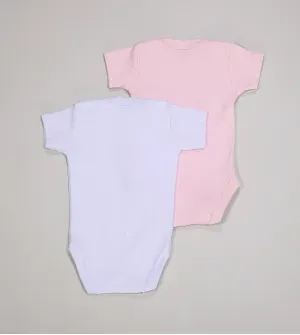 Kit Body Fio Egípcio com 2 unidades Branco/Rosa - 1102E