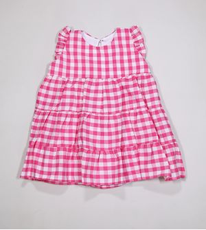 Vestido Xadrez Rosa - 1244