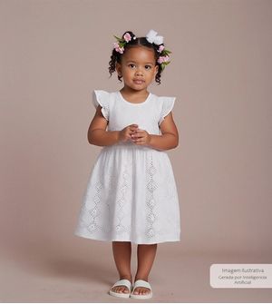 Vestido Branco Princesa - 8800