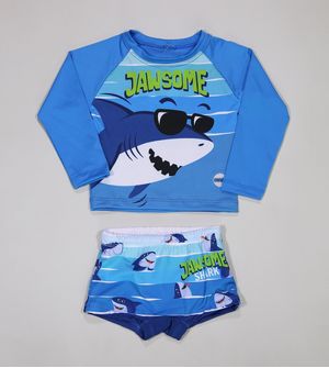 Conjunto Camiseta/Sungão Tubarão - 62091