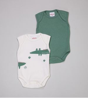 Kit Body Regata Jacaré com 2 Unidades - 6011347