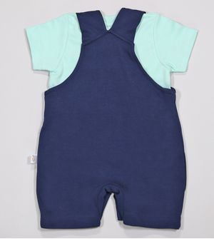 Jardineira/Camiseta Ursinho - 5632