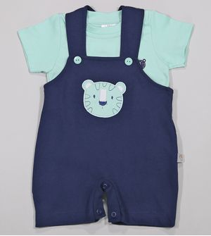 Jardineira/Camiseta Ursinho - 5632