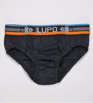 Cueca Slip Preto Lupo - 361001