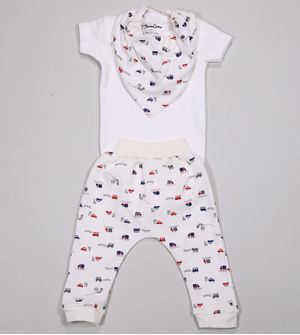 Conjunto Body Com Babador Passeio - 10680