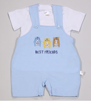 Jardineira/Camiseta Friends - 5628