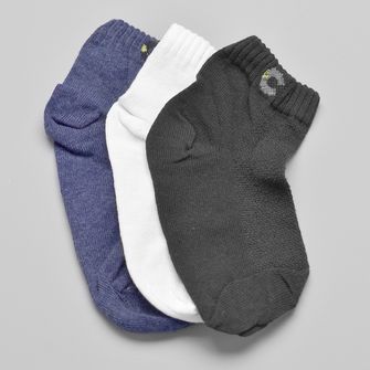 Kit Meia Cano Curto com 3 Unidades