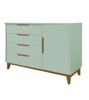 Cômoda Nordic Cody Color 4 Gavetas e 1 Porta Puppi Móbile