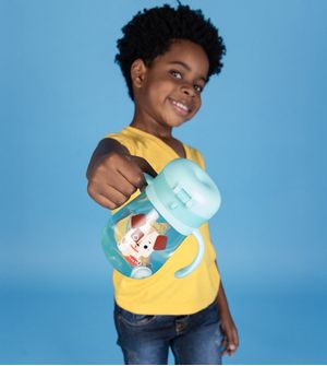 Copo com Alça e Canudo 300ml Cachorro Theo - Kouii