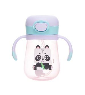 Copo com Alça e Canudo 300ml Panda Pandi - Kouii