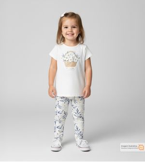 Conjunto Cestinha de Flor