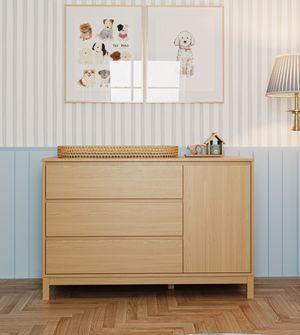 Cômoda Soley com 3 Gavetas e 1 Porta Quater
