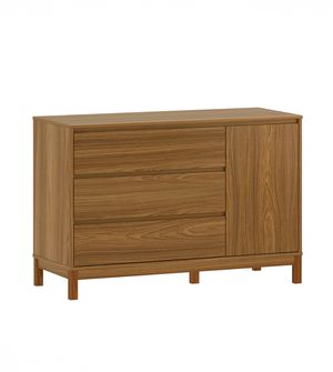 Cômoda Soley com 3 Gavetas e 1 Porta Quater