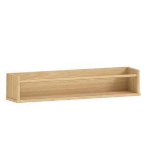 Prateleira CabideiroPorta Livros Soley 90 cm Quater