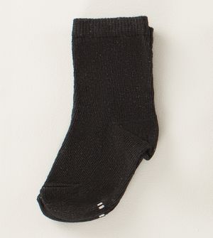 Kit Meia Cano médio Bebê com 3 Unidades Tam. 13-20 Preta