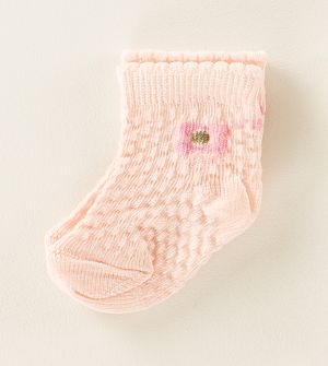Kit Meia Baby Flor Tam. 13-16