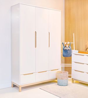 Guarda Roupa 3 Portas e 3 Gavetas Cozy Quater